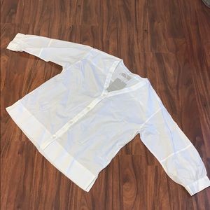 Everlane The Silky Cotton Lantern Top